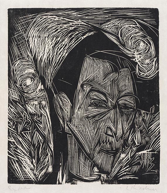 Ernst Ludwig Kirchner - Bildnis David Müller