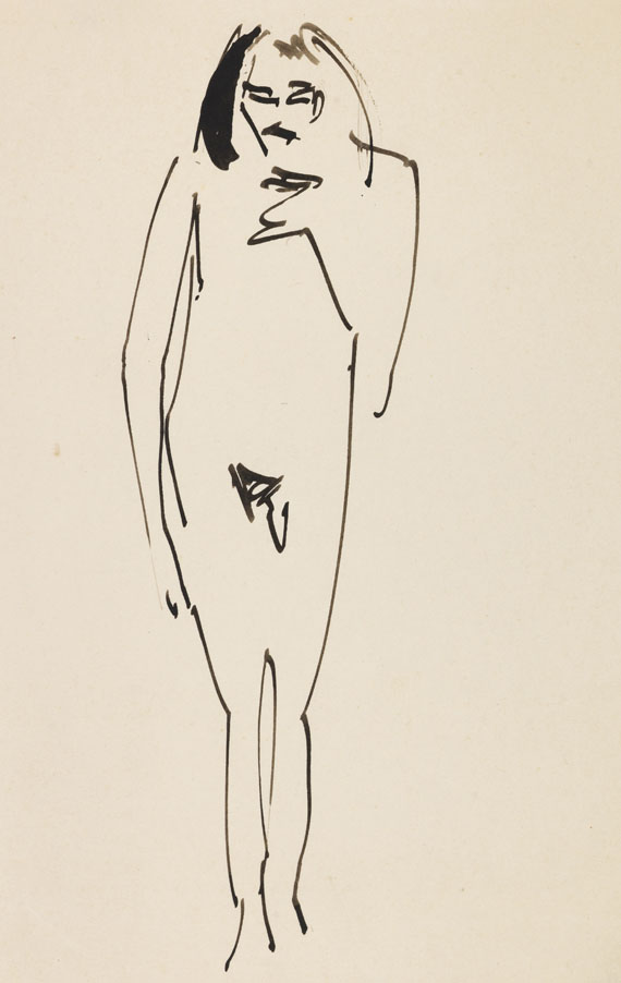 Ernst Ludwig Kirchner - Männlicher Akt