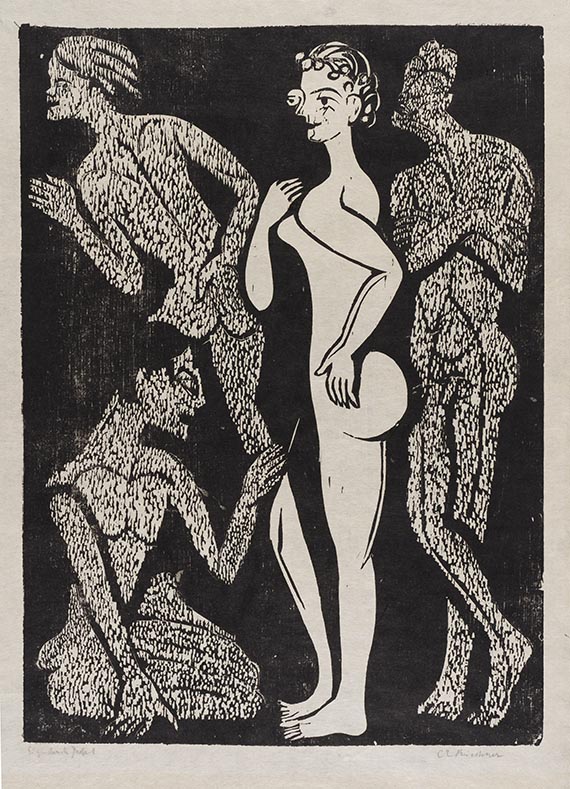 Ernst Ludwig Kirchner - Die Frau und die Männer