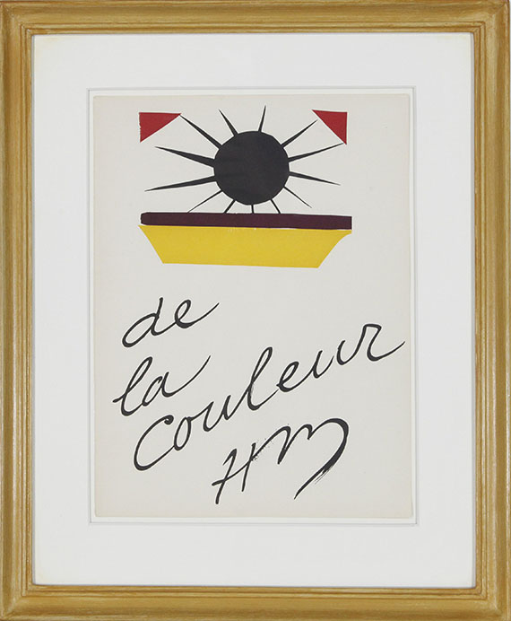 Henri Matisse - De la Couleur - Cornice