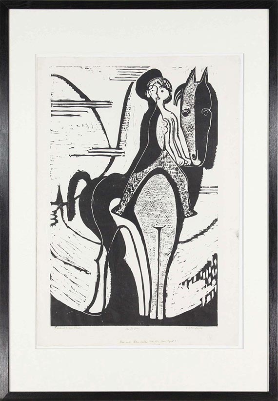 Ernst Ludwig Kirchner - Reiterin - Cornice