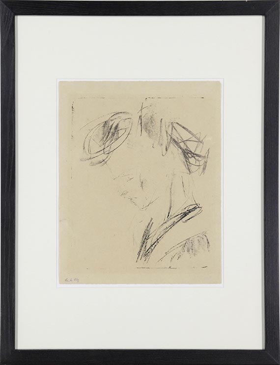 Ernst Ludwig Kirchner - Kranke Dodo - Cornice