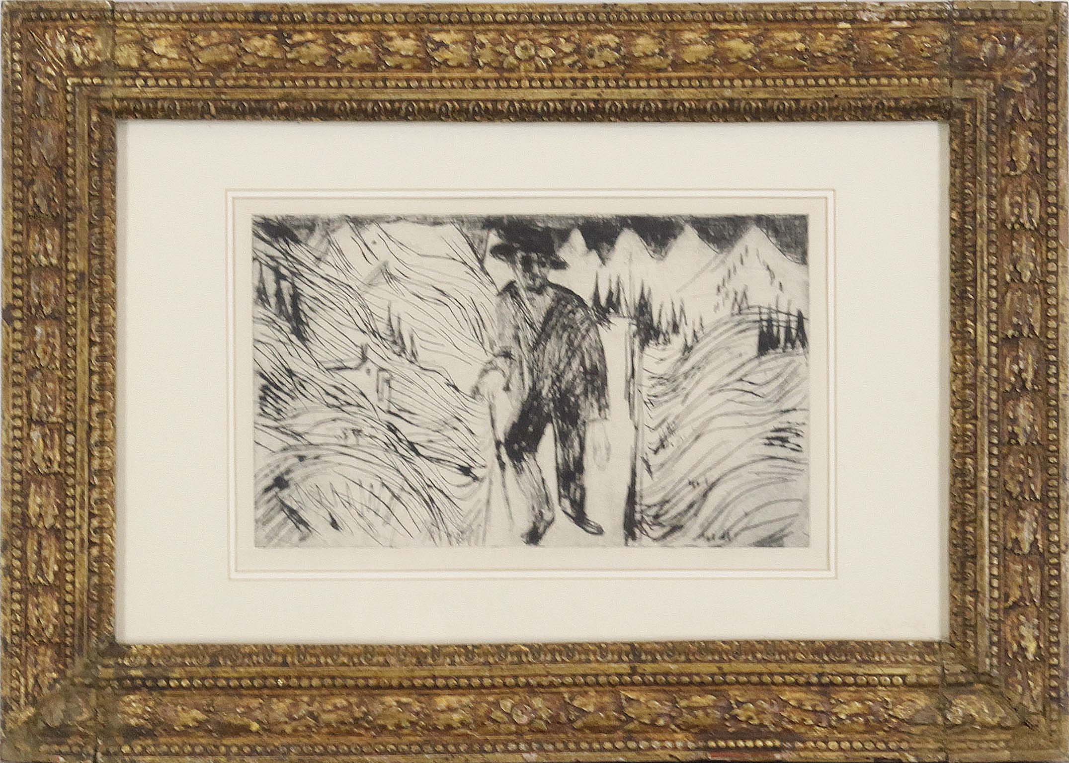 Ernst Ludwig Kirchner - Der Wanderer - Cornice