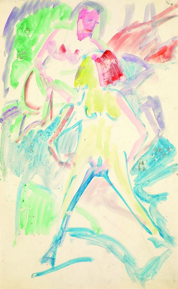 Ernst Ludwig Kirchner - Zwei Badende