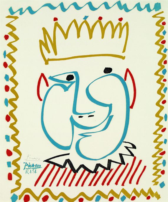 Pablo Picasso - Tête de Roi