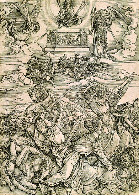 Albrecht Dürer - Der Engelkampf