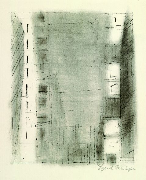 Lyonel Feininger - Manhattan 3