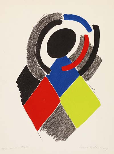 Sonia Delaunay-Terk - Composition avec Rhombes