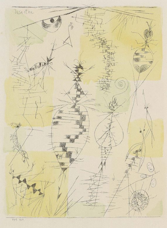 Paul Klee - Insekten (Schöpfungsplan 24)