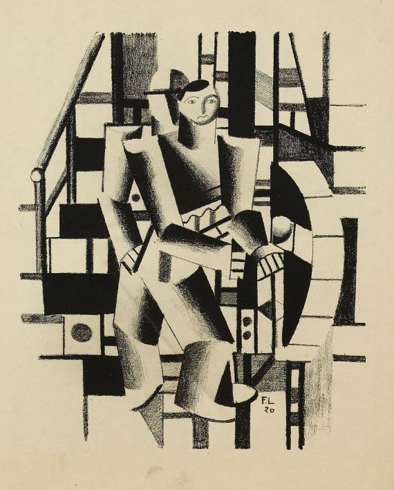 Fernand Léger - Composition aux deux personnages