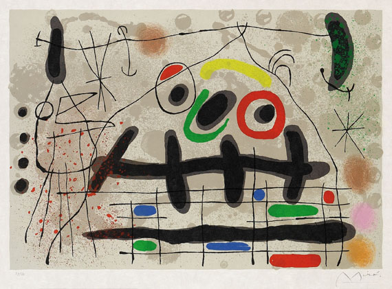Joan Miró - Aus: Le lézard aux plumes d