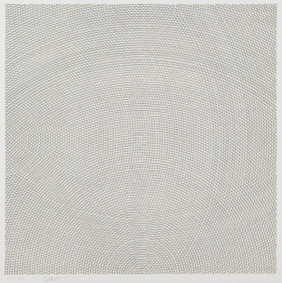 Sol LeWitt - Aus: Arcs from sides or corners, grids & circles