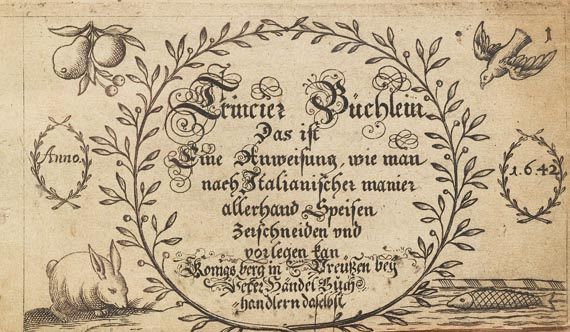 Mattia Giegher - Trincier Büchlein. 1642 - Altre immagini