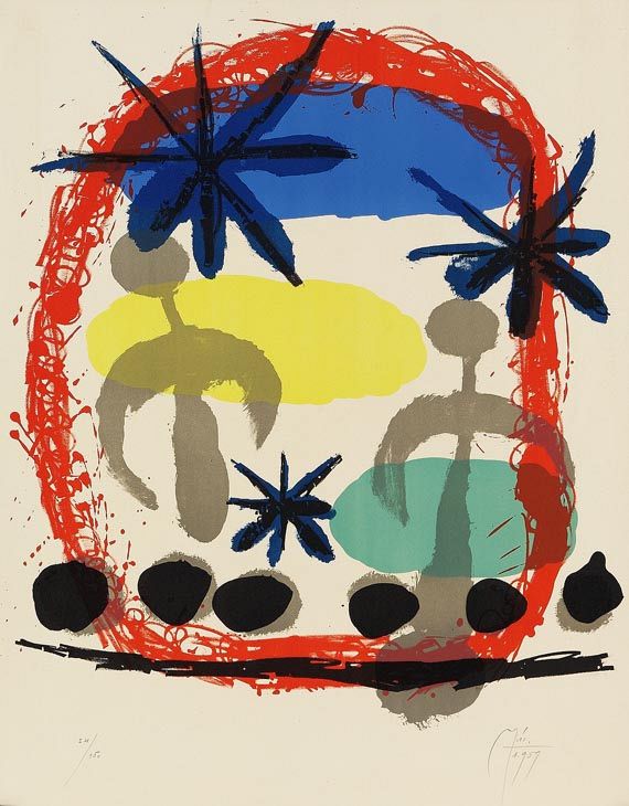 Joan Miró - Ausstellungsplakat Constellations