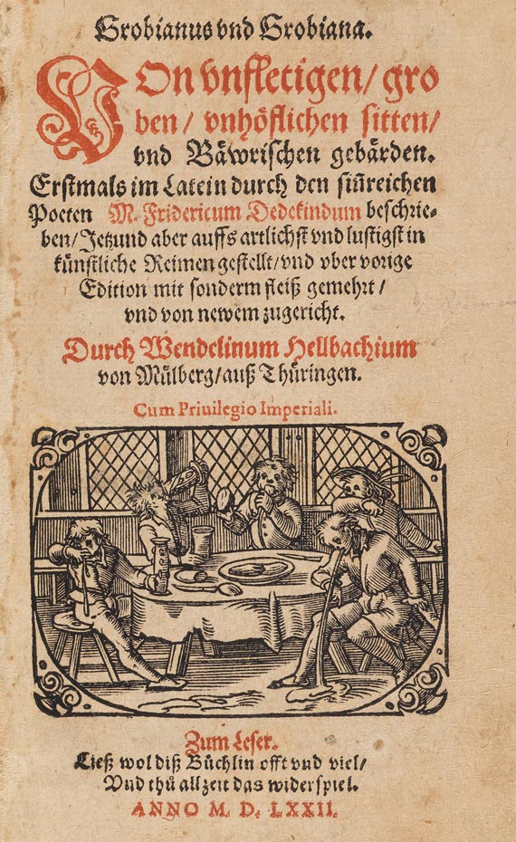 Fridrich Dedekind - Grobianus und Grobiana. 1572 - Altre immagini