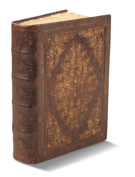  Manuskripte - Die himblische Schatz-Camer. Dt. Handschrift, m. Kupfern. Um 1750. - Legatura