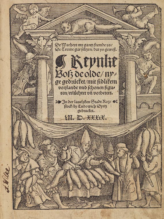 Reineke Fuchs - Reynke voss de olde. 1539