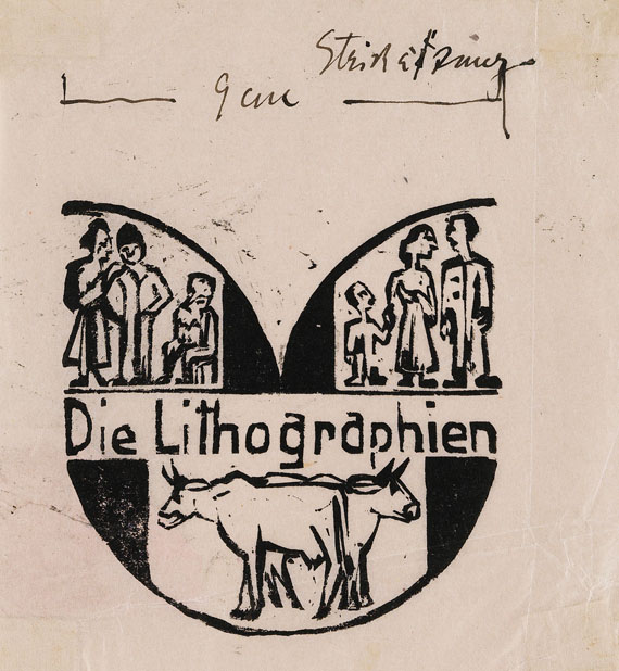 Ernst Ludwig Kirchner - 5 Blätter: Illustrationen zu Gustav Schiefler, Die Graphik Ernst Ludwig Kirchners, Band II Berlin 1931 - Altre immagini