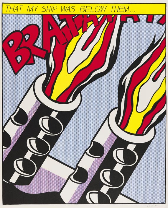 Roy Lichtenstein - 3 Blätter: As I Opened Fire Poster - Altre immagini