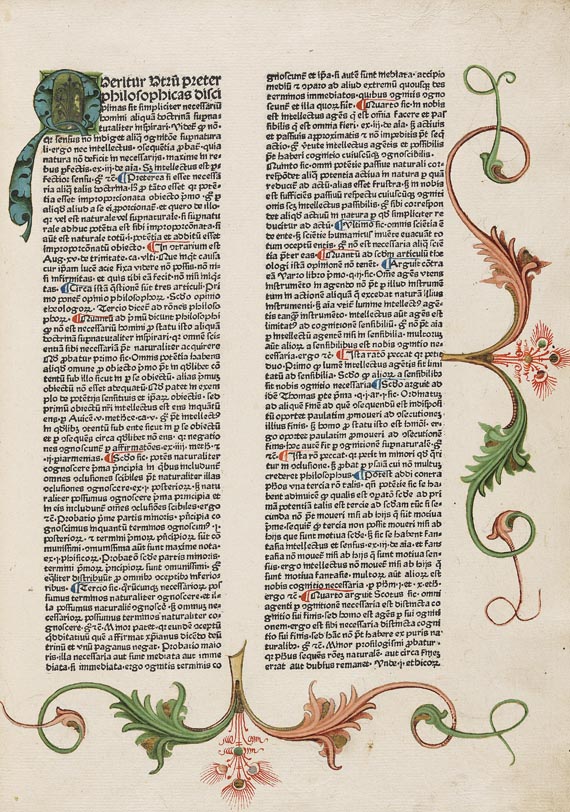  Petrus de Aquila - Quaestiones super libros Sententiarum. 1480. (C51) - Altre immagini