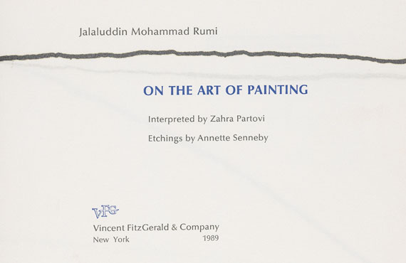 Jalaluddin Mohammad Rumi - On the Art of painting. 1989. - Altre immagini