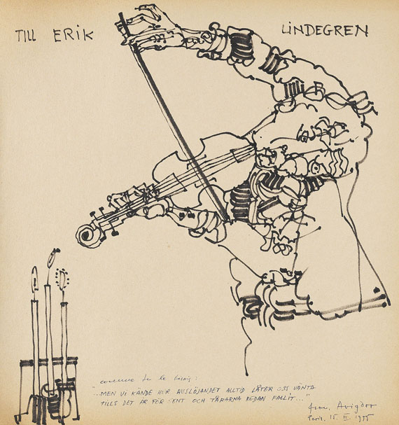 Avigdor Arikha - Lithographies sur le thème de Caïn, 1955