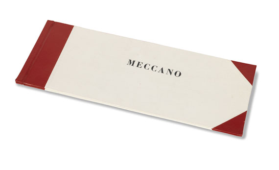 Enrico Baj - Raymond Queneau: Meccano. 1966. - Legatura