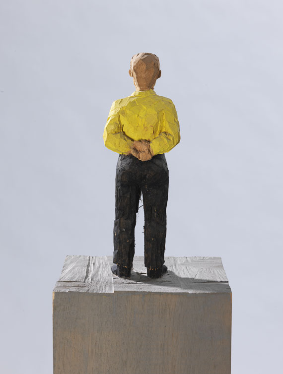 Stephan Balkenhol - Mann im gelben Hemd - Retro