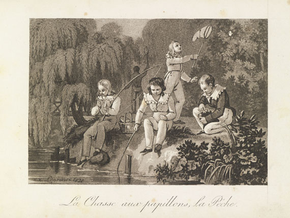 Xavier Le Prince - Les jeux des jeunes garcons. 1822