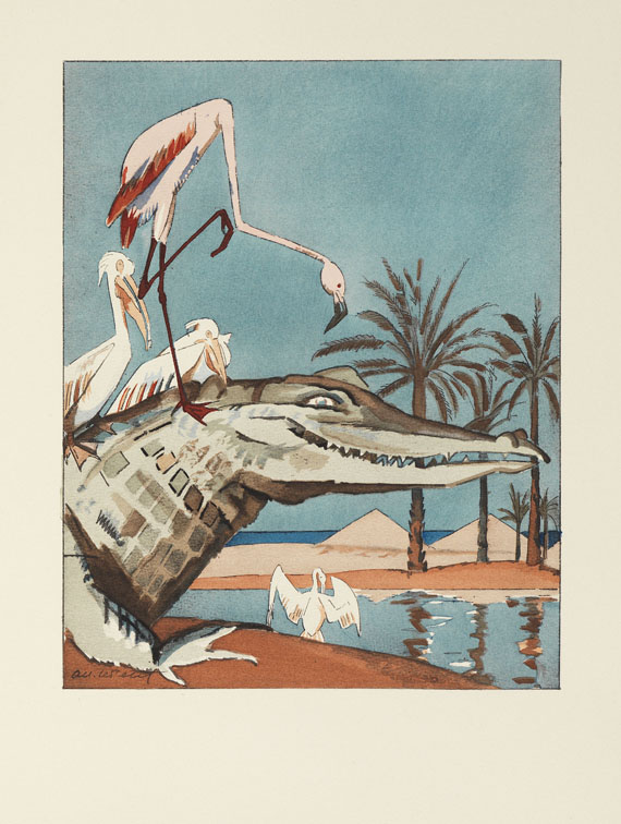 Alfred Le Petit - Mille, Douze histoires de bêtes. 1931