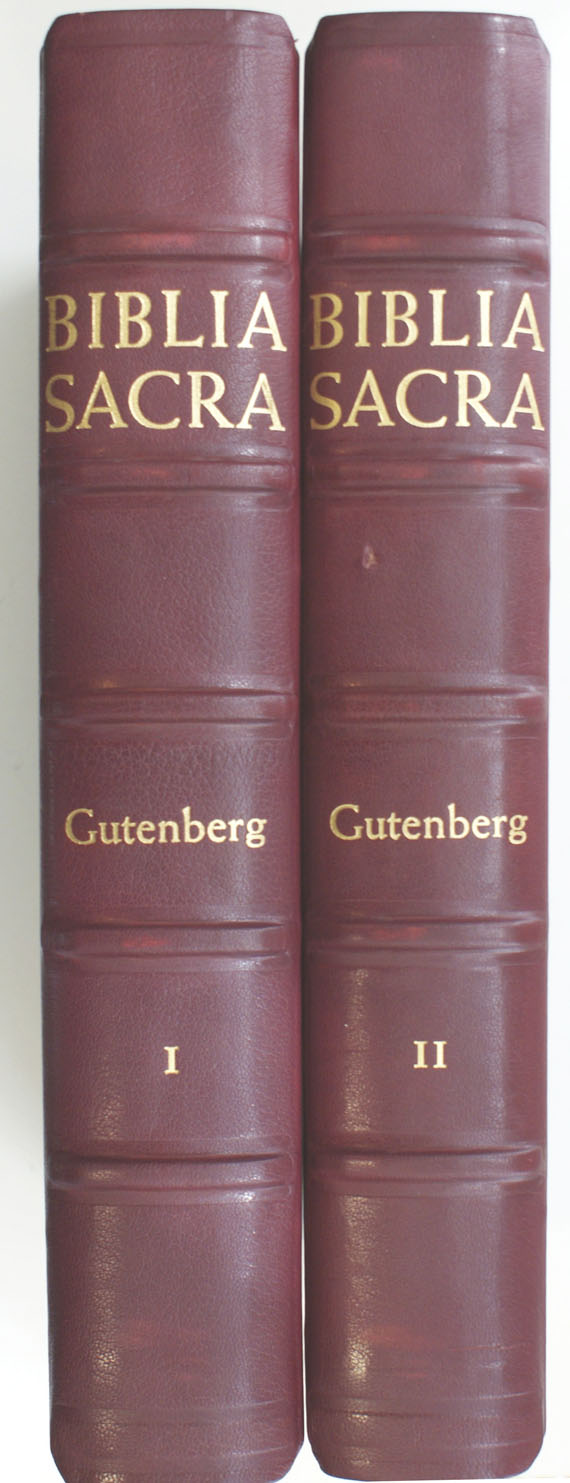  - Faks.: Gutenberg-Bibel. 2 Bde.  1961. - Altre immagini