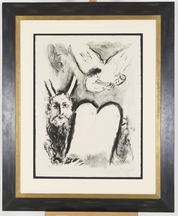 Marc Chagall - Moses und die Gesetzestafeln - Cornice