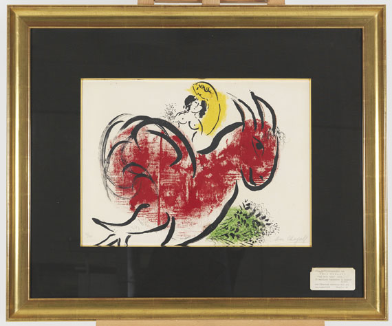 Marc Chagall - Der rote Hahn - Cornice