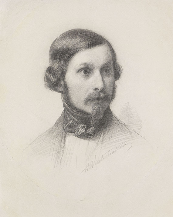 Hermann Winterhalter - Porträt eines jungen Herren