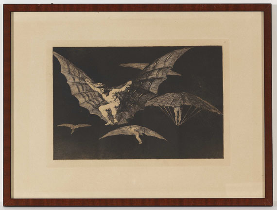 Francisco de Goya - 3 Bll. aus "Los Proverbios" - Cornice
