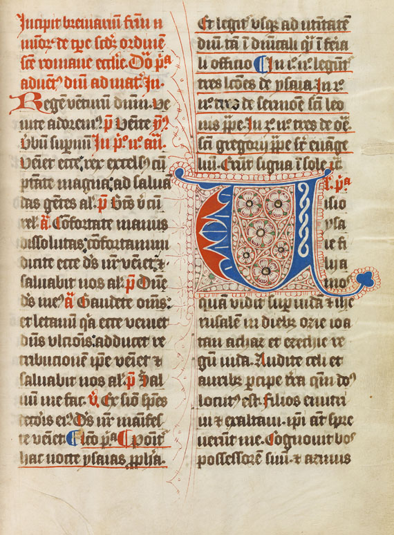   - Breviarium fratrium minorum. Handschrift auf Pergament um 1450. - Altre immagini