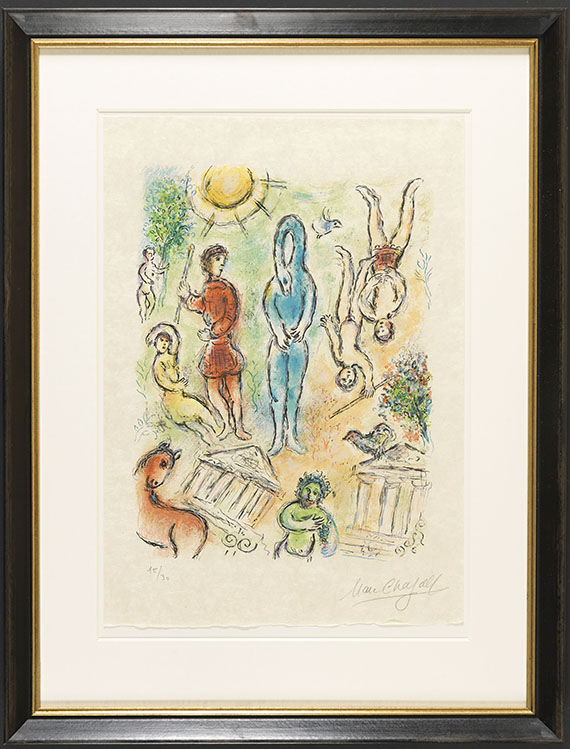Marc Chagall - In der Hölle - Cornice