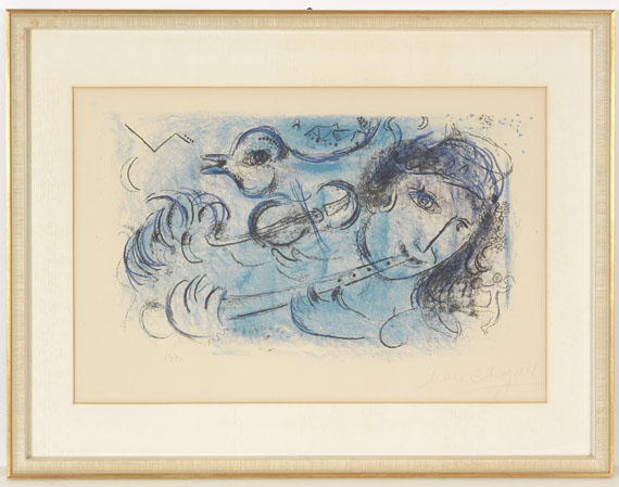 Marc Chagall - Der Flötenspieler - Cornice
