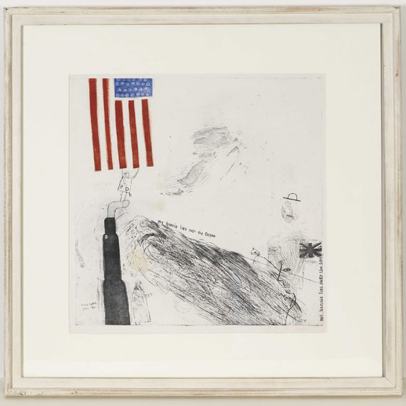 David Hockney - My bonnie lies over the ocean - Cornice