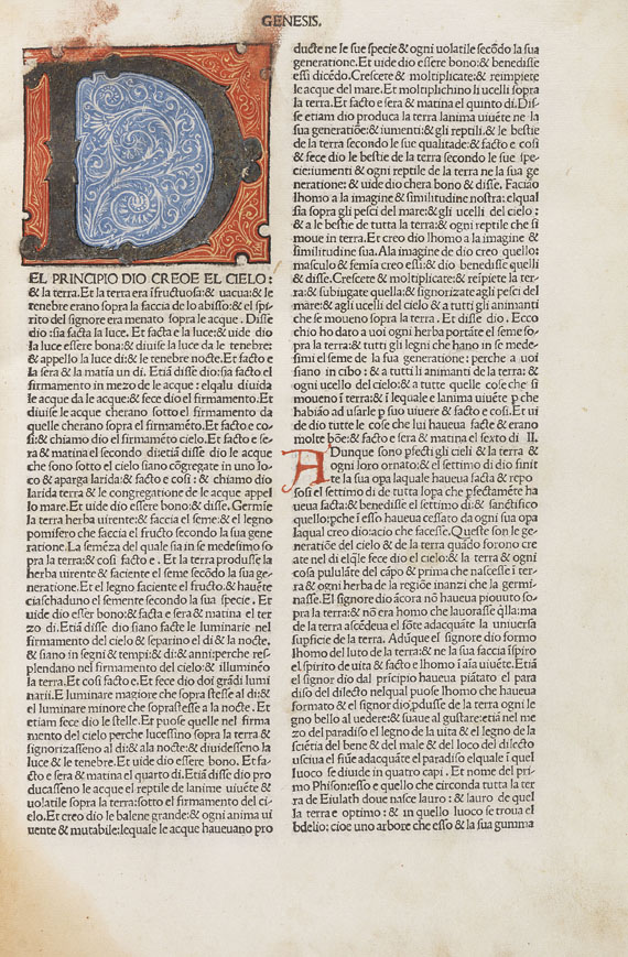   - Biblia Italica. 1487 - Altre immagini