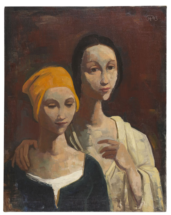 Hofer - Porträt von zwei jungen Frauen