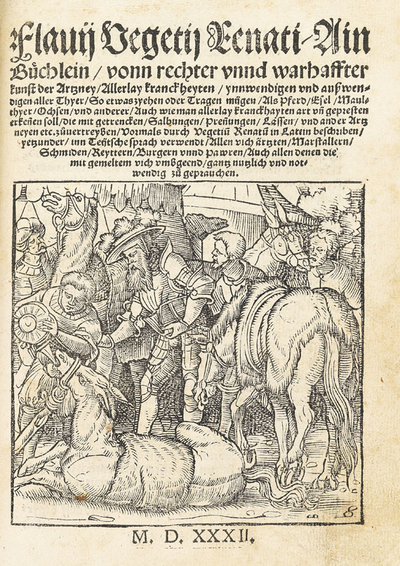 Augsburg - Sammelband Holzschnittbücher. 1529-32