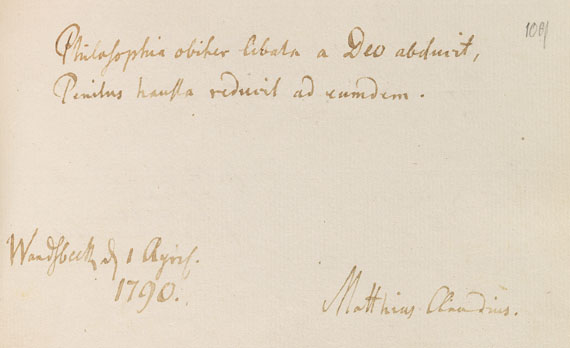  Album amicorum - Stammbuch G. W. Prahmer. 1789-93 - Altre immagini