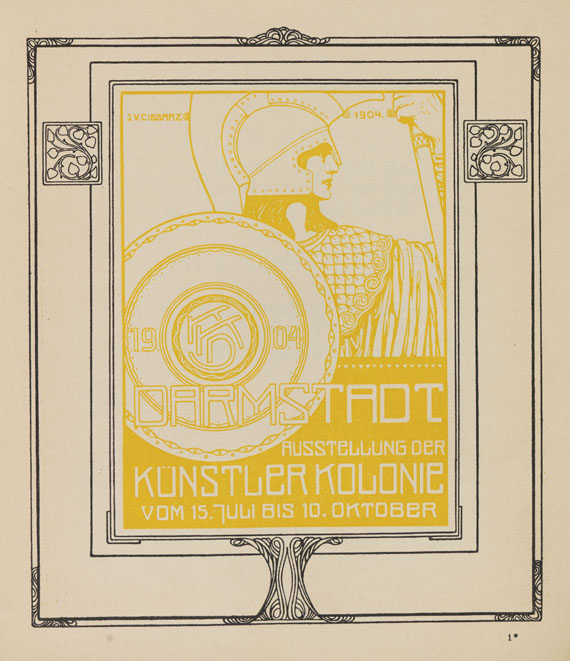   - Katalog Ausstellung der Künsterkolonie Darmstadt. 1904.