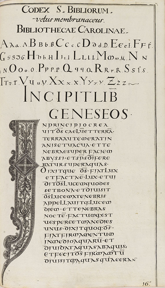 Johann Jakob Scheuchzer - Alphabeti ex diplomatibus. 1730. - 2 Werke angebunden. - Altre immagini