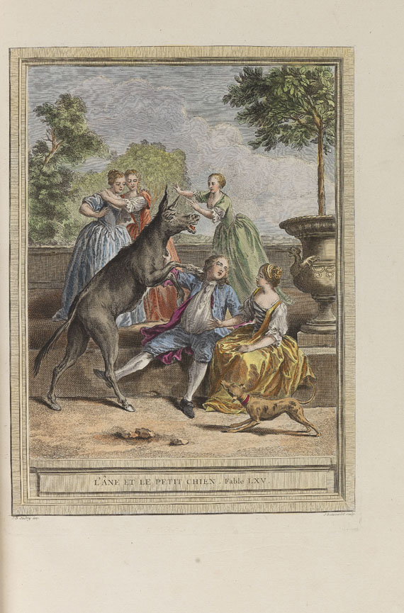 Jean de La Fontaine - Fables choisies. 4 Bde. 1755 - Altre immagini