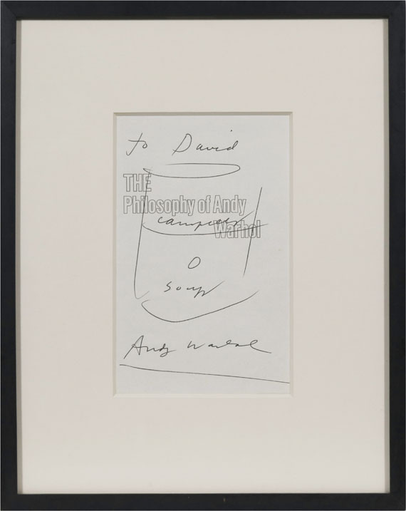 Andy Warhol - The Philosophy of Andy Warhol - Cornice