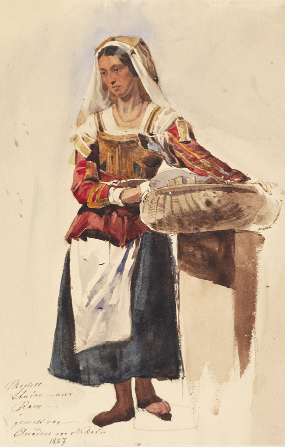 Nikitin - Römische Bäuerin mit Korb
