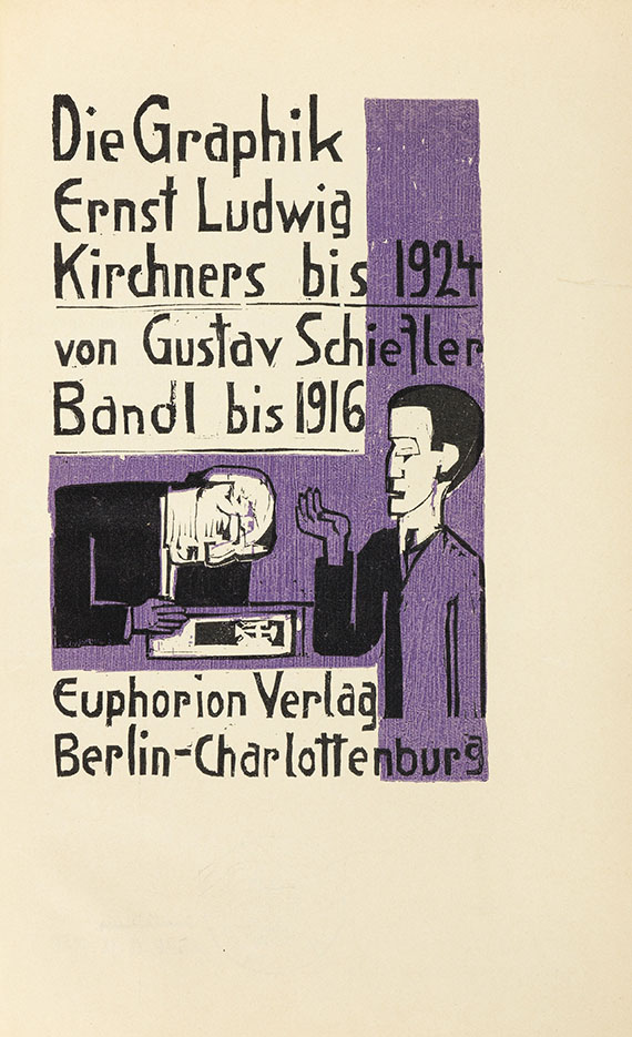Gustav Schiefler - Die Graphik Ernst Ludwig Kirchners. 2 Bde. - Altre immagini