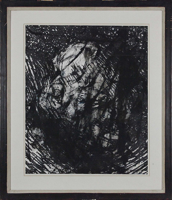 Arnulf Rainer - Ohne Titel (aus: Gesichter mit Goya) - Cornice